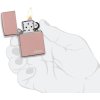 ZIPPO Zapaľovač HIGH POLISH ROSE GOLD LOGO (26908)