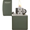 ZIPPO Zapaľovač GREEN MATTE LOGO (26093)