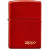 ZIPPO Zapaľovač METALLIC RED ZIPPO LOGO (26954)