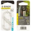 NITE IZE Karabína S-Biner #3 Dual - stainless (SB3-03-11)