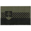 Textilná Nášivka/Patch SLOVAKIA FLAG Laser Cut - olive