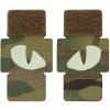 M-TAC Cordura Nášivka/Patch Tiger Eyes Laser Cut set - multicam / white (51140008)