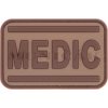 JTG 3D PVC Nášivka/Patch Medic - desert / coyote