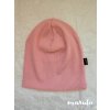 Žebro čepice růžová