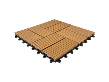 bg 132840 wpc dlazdice zamkova 30x30cm orechova 16039736
