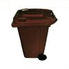 Popelnice C24BR 240L Hnědá s kolečky