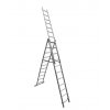 Žebřík DLE311 3x11 hliníkový, 3-dílný, výsuvný