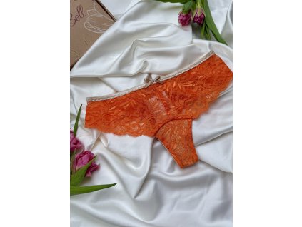 Brazilky tanga ORANGE (POSLEDNÍ KUS VEL. S)