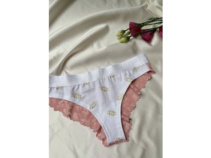 Brazilky ROSE LEAF (POSLEDNÍ KUS VEL. M)