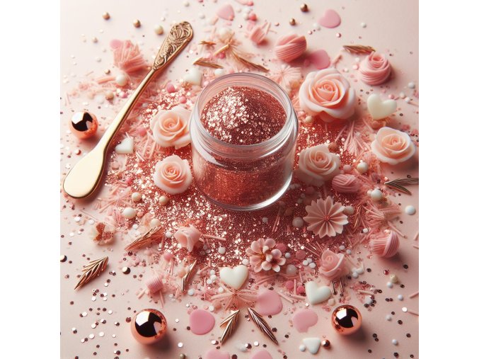 Rose Gold & Sprinkles