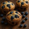 Blueberry-Vanilla Muffin