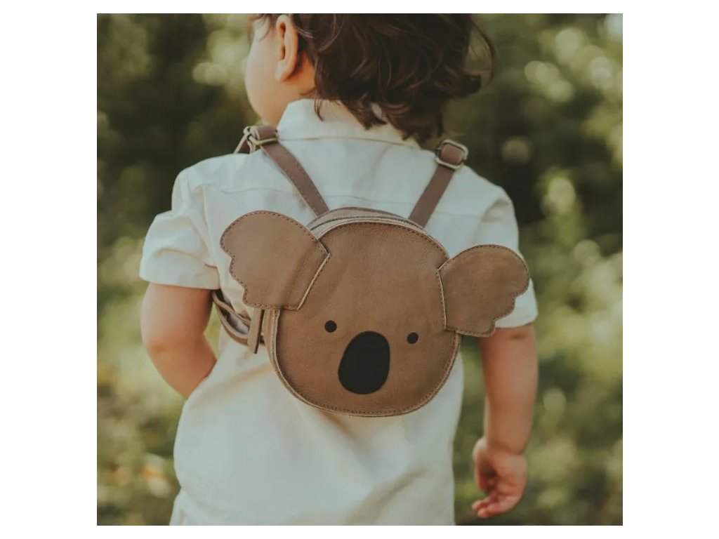 Donsje Kožený batůžek Koala Donsje Kapi Backpack - Mazanagreta.cz