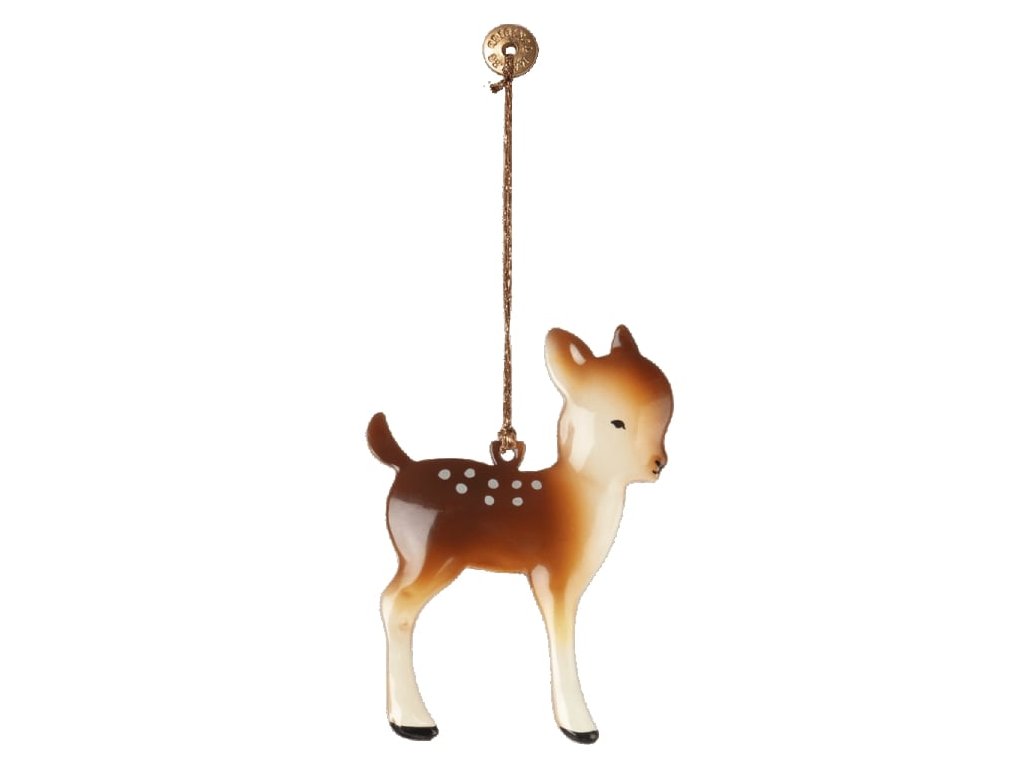 Maileg Vánoční kovová ozdoba Bambi malý