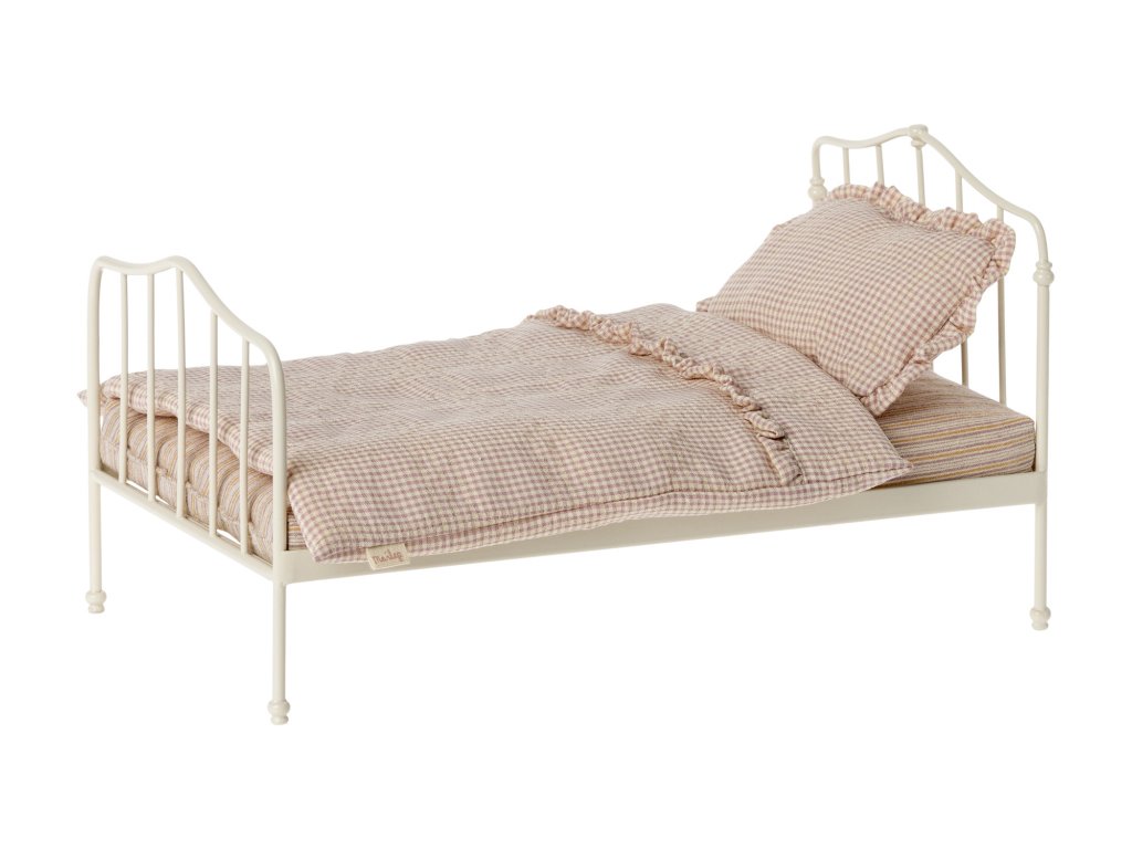 Maileg Vintage postýlka Mini fialová  Maileg Miniature Bed Mini, Purple