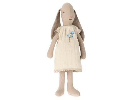 Maileg Zajíček v bílých šatech Size 2 Maileg Bunny Size 2, Dress