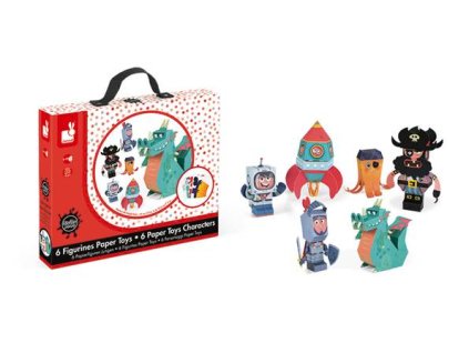 Janod Kreativní sada - Skládačky z papíru