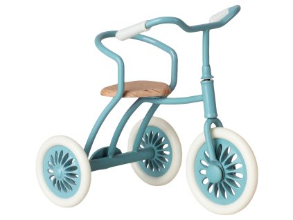 Maileg Tříkolka pro myšky Petrol blue Maileg Abri á Tricycle Mouse