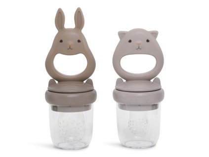 KS4414 SILICONE FRUIT FEEDING PACIFIER BUNNY LILAC SHITAKE Extra 0