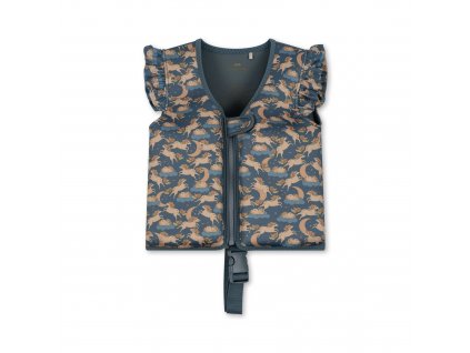 KS4445 NEOPRENE FLOAT VEST FRILL UNICORN BLUE Extra 0