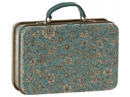 Maileg Kovový kufřík Blossom Blue  Maileg Small suitcase