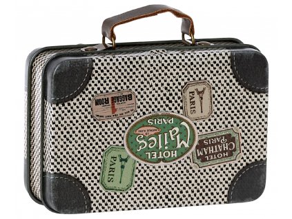 Maileg Kovový kufřík Travel Off White  Maileg Suitcase Metal