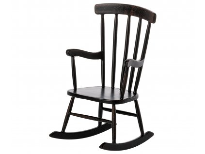Maileg Houpací křeslo pro myšky Anthracite  Maileg Rocking Chair, Mouse