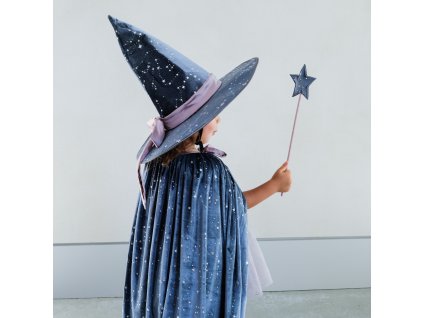 Beatrix witch hat, beatrix witch cape and pumpkin trick or treat bag 12