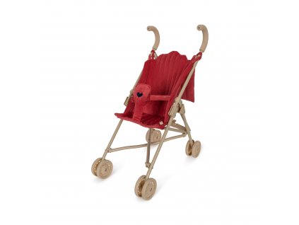 KS6388 DOLL STROLLER CORDUROY RED Main