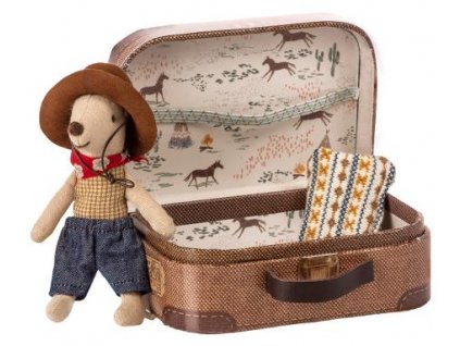 cowboy in suitcase little brother
