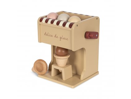 KS100586 WOODEN ICE CREAM MAKER FSC BEIGE Extra 4