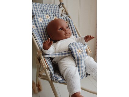 KS100849 DOLL STROLLER CAPTAINS BLUE CHECK Extra 1