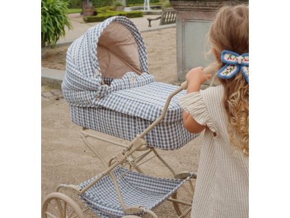 KS100848 DOLL PRAM CAPTAINS BLUE CHECK Extra 3