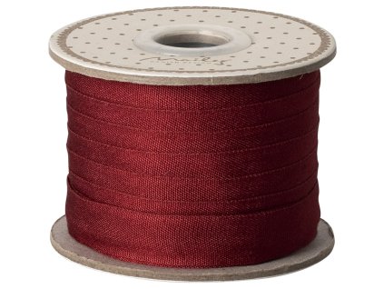 Maileg Dekorativní stuha Red 10 m  Maileg Ribbon, W: 13 mm x L: 10 m - Red
