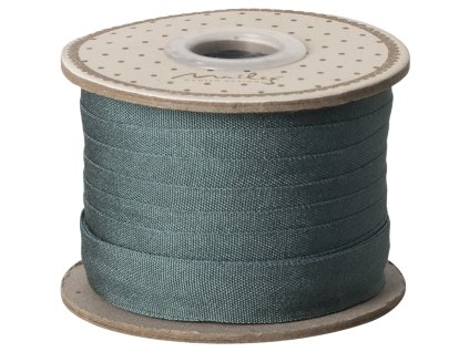 Maileg Dekorativní stuha Petrol 10 m  Maileg Ribbon, W: 13 mm x L: 10 m - Petrol