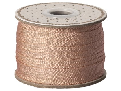 Maileg Dekorativní stuha Peach Rose 10 m  Maileg Ribbon, W: 13 mm x L: 10 m - Peach Rose