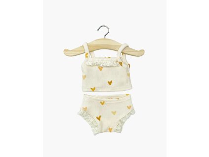 minikane dressing poupees gordis les ptits basiques dessous fille en bord cote coeurs et sa dentelle