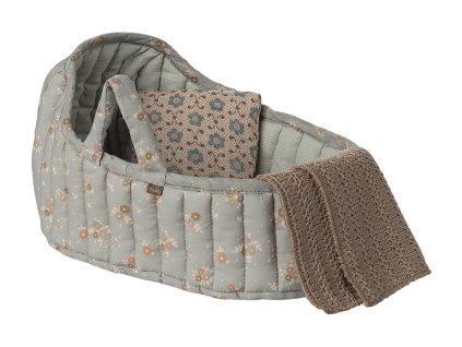 Maileg Přenosná taška na velké zvířátko Maileg Blue  Maileg Carry cot Large