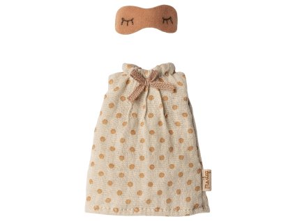 Maileg Pyžamko pro myší mámu 2025 Maileg Nightgown, Mum mouse - Light Grey