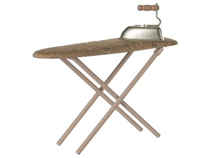 Maileg Velké žehlící prkno s žehličkou Powder Maileg Iron and ironing board, Miniature - Powder