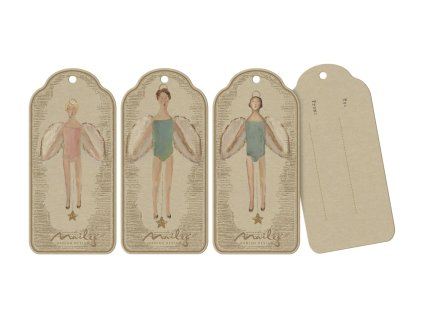 Maileg Jmenovky na dárky Angel 12 ks  Maileg Gift Tags, Angel 12 pcs