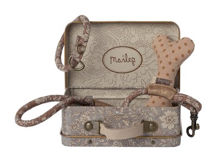 Maileg Obojek s vodítkem pro pejska Rose  Maileg Puppy Supply, Accessories - Rose