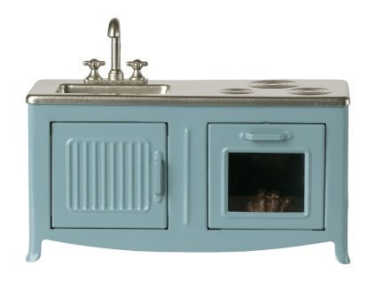 Maileg Malá retro kuchyňka pro myšky Blue  Maileg Kitchen Mouse