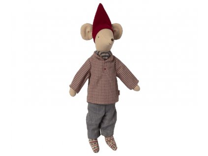 Maileg Vánoční myšák Christmas Mouse Boy Medium