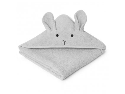 LW12442 Augusta hooded towel 0032 Rabbit dumbo grey Extra 0
