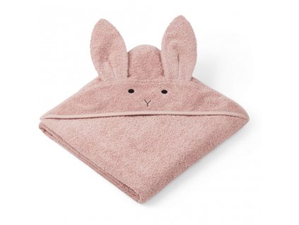 LW12442 Augusta hooded towel 0037 Rabbit rose Extra 0
