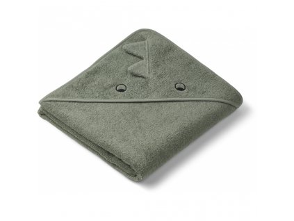 LW12442 Augusta hooded towel 0245 Dino faune green Extra 0