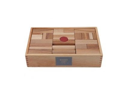 natural blocks xl 63pcs in tray