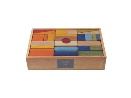 natural blocks xl 63pcs in tray
