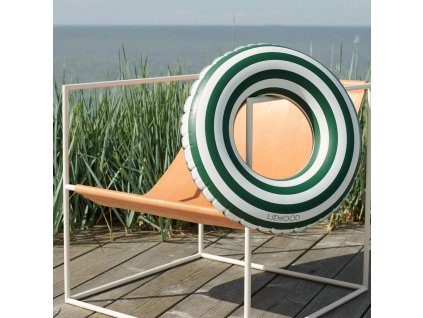 Liewood Nafukovací kruh Baloo Swim Ring Stripe Garden Green/Creme