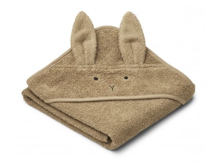 LW12564 Albert hooded towel 9537 Rabbit oat Extra 0